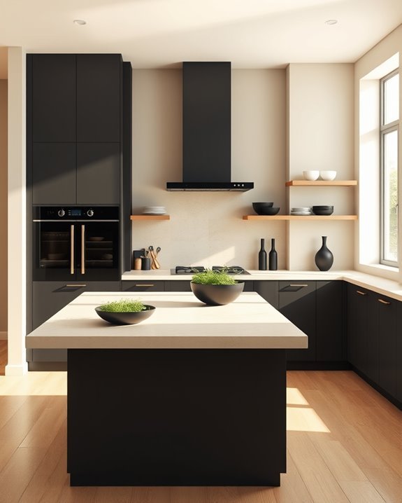 sleek minimalist kitchen elegance