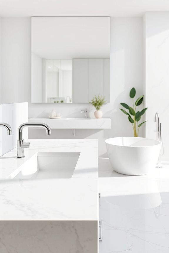 sleek minimalist marble elegance