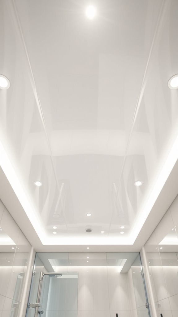 sleek modern low maintenance ceiling