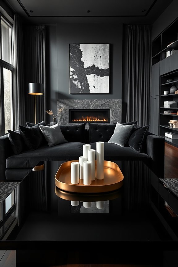 sleek modern luxury accents