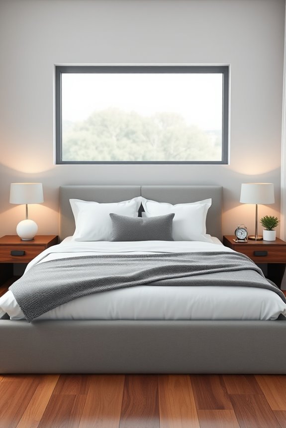 sleek modern nightstand elegance