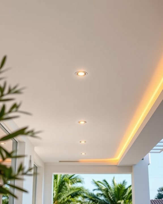 sleek recessed lighting elegance