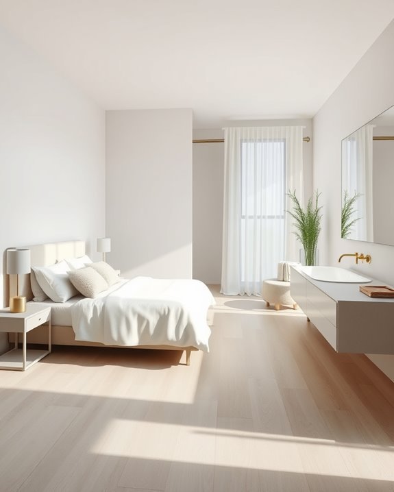 sleek simplicity enhances serenity