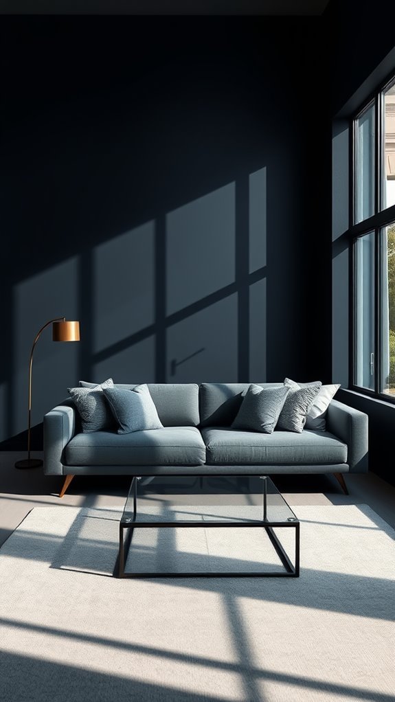 sleek slate blue aesthetics