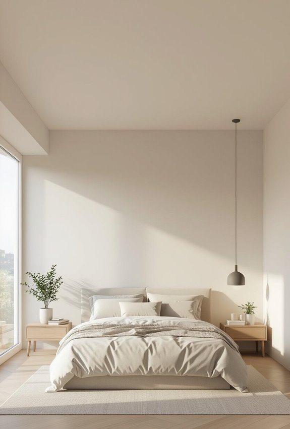 sleek smooth plaster ceiling