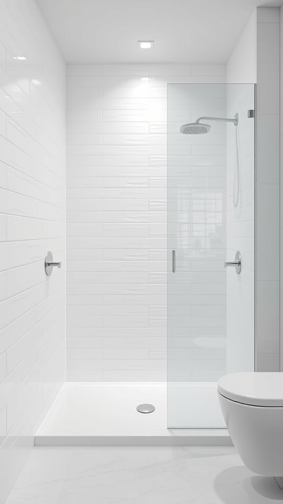 sleek spacious serene bathrooms