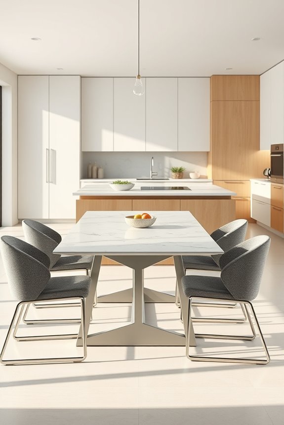 sleek sustainable dining designs