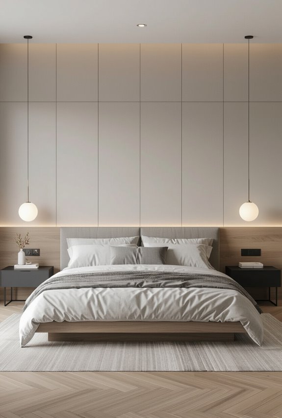sleek textured modern contrast