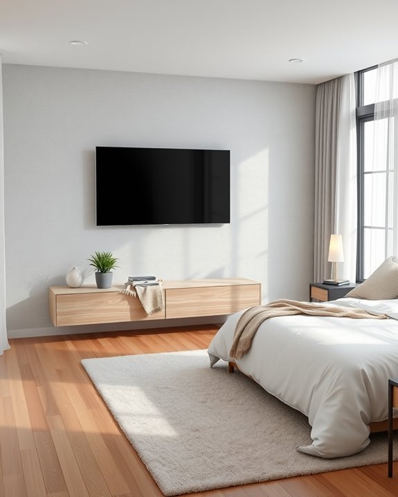 sleek wall mounted tv solutions