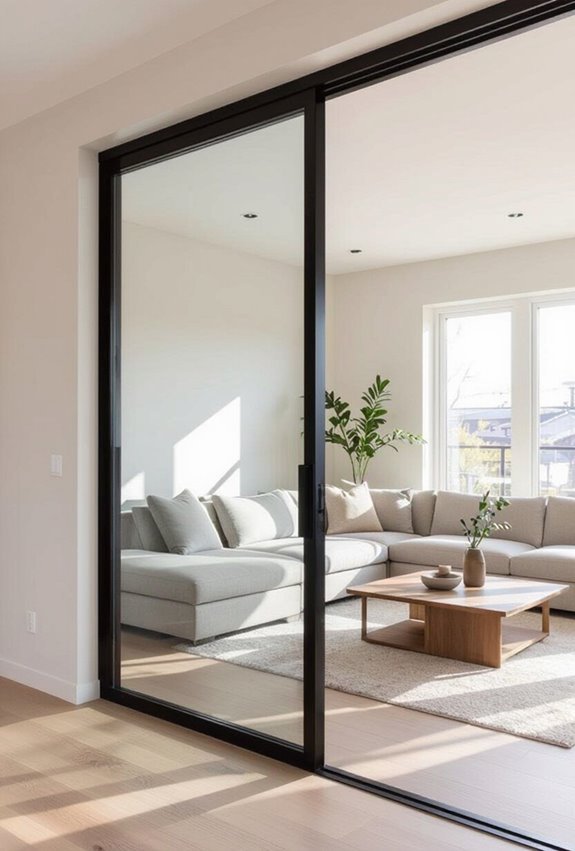 sliding doors for flow
