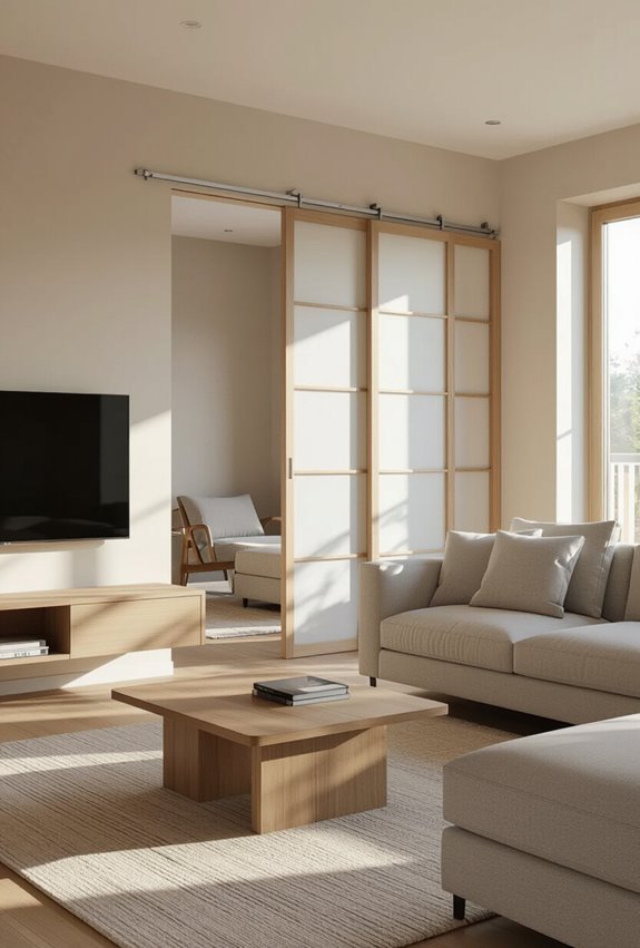 sliding doors save space