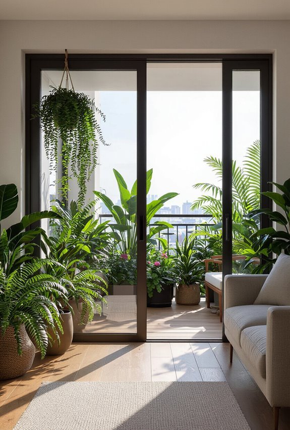 sliding doors to garden