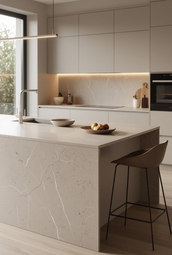 slim contemporary countertop silhouette