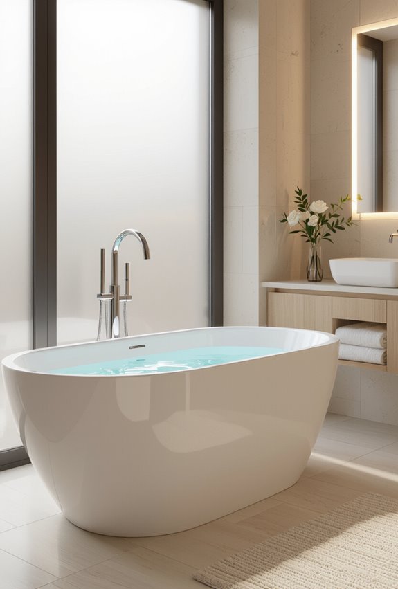 slim elegant space saving soaking