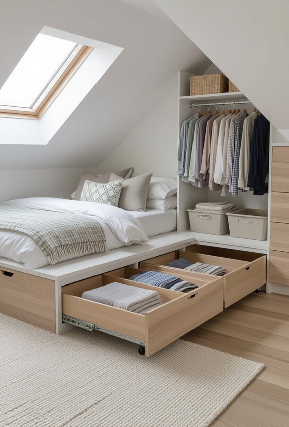 slim labeled rolling storage
