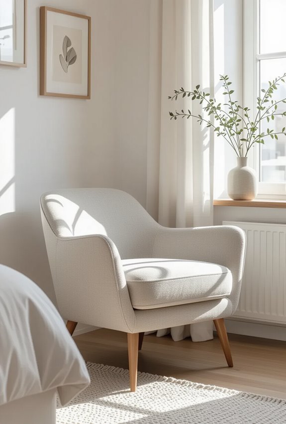 slim petite armchairs for bedrooms
