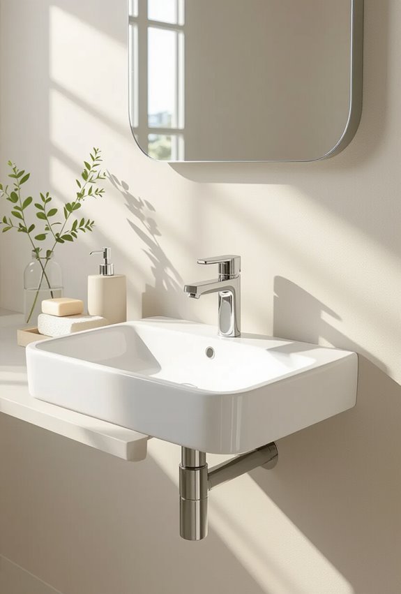 slim sinks for small bathrooms