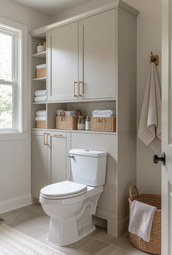 slim vertical pantry cabinet
