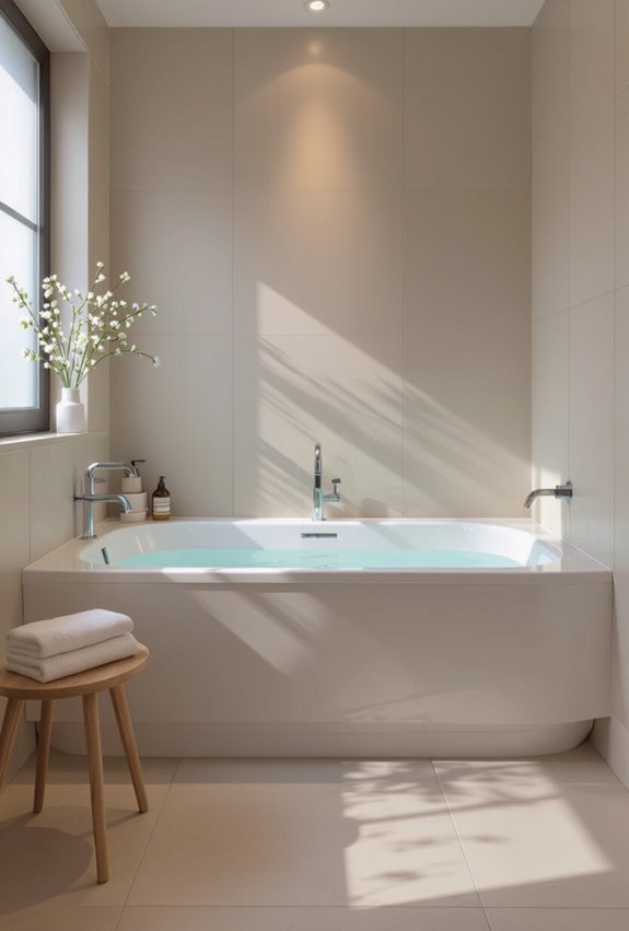 slim waterproof bathtub panels