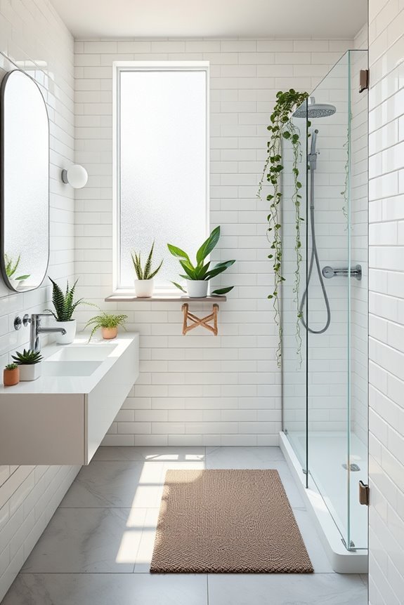 small bathroom plant ideas