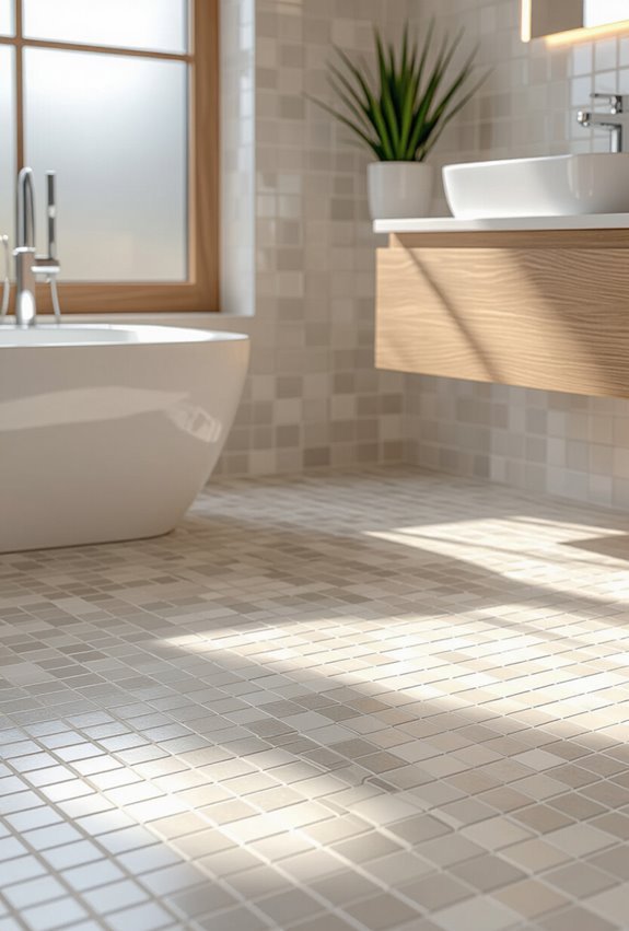 smaller tiles increase traction