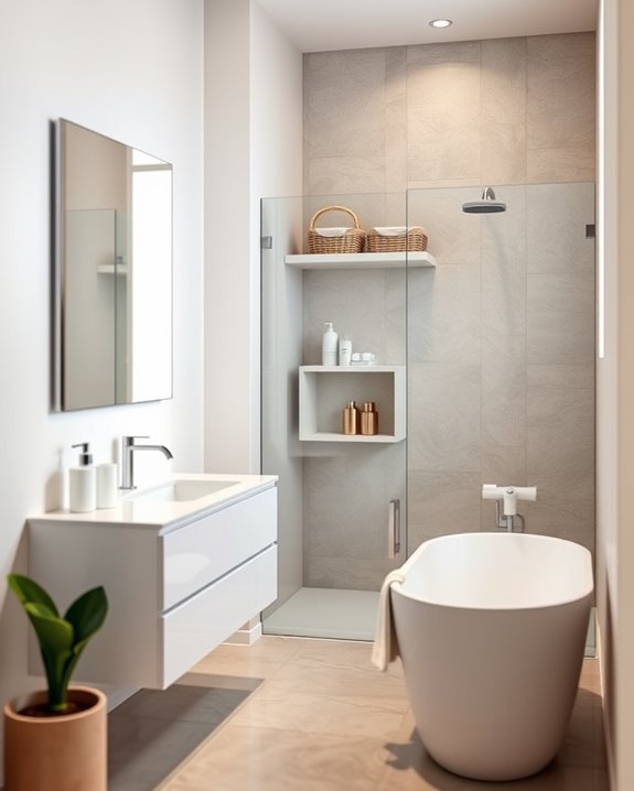 smart bathroom storage solutions
