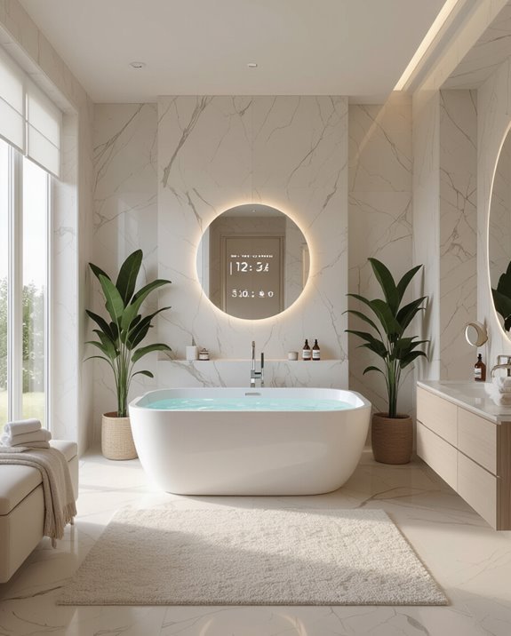 smart bathroom technology integration