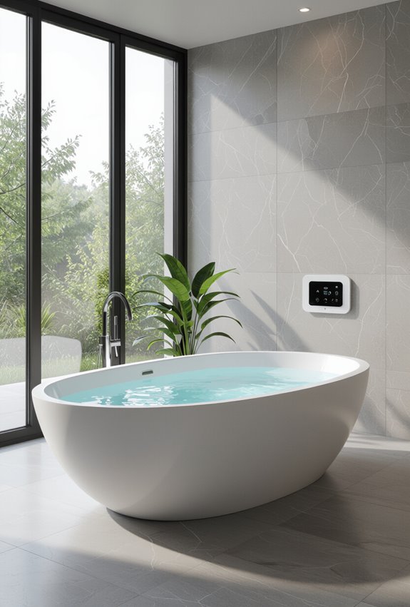 smart bathtub temperature control