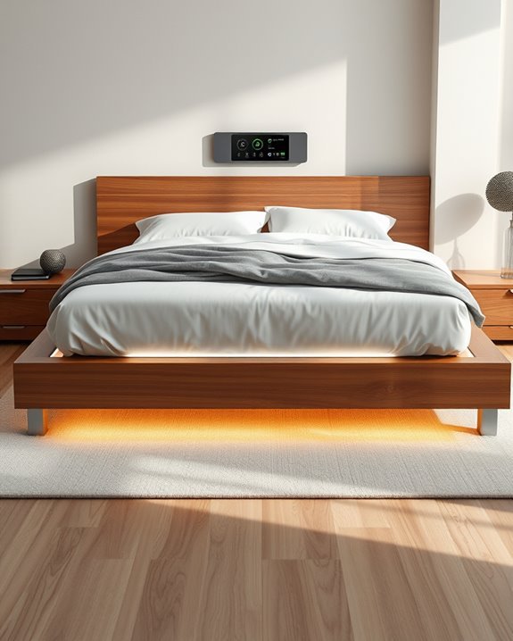 smart bed with technology