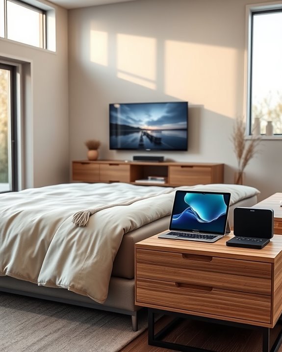 smart charging nightstand designs