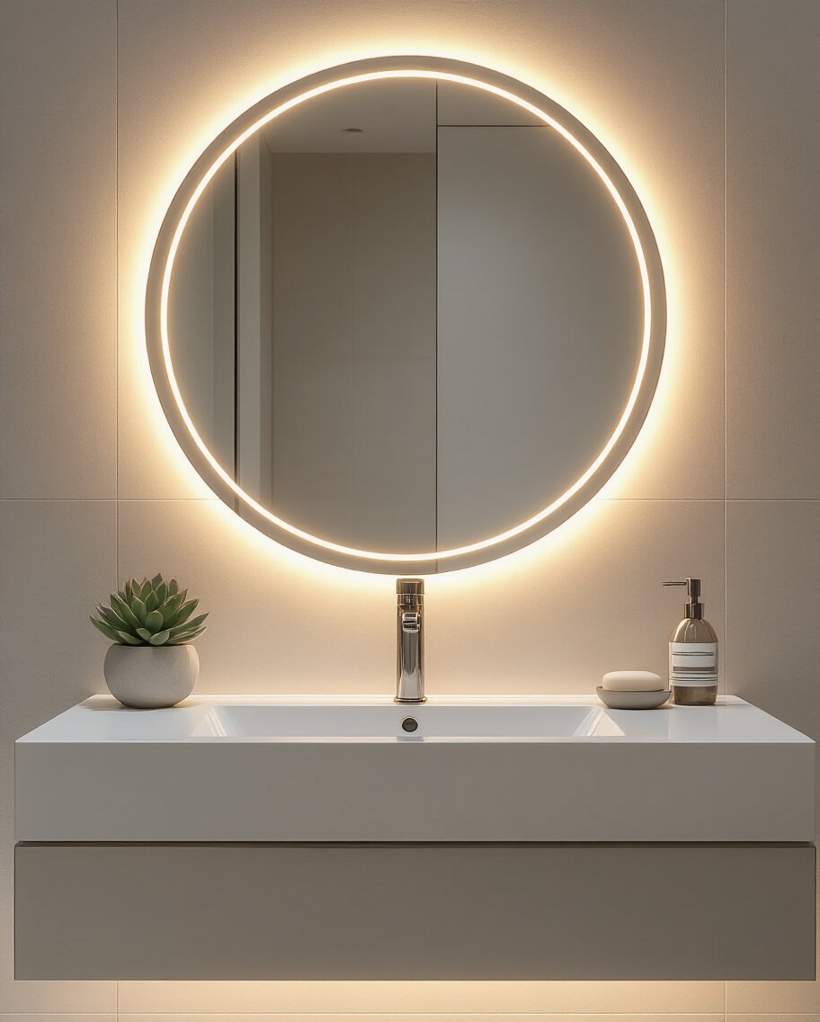smart illuminated grooming mirrors