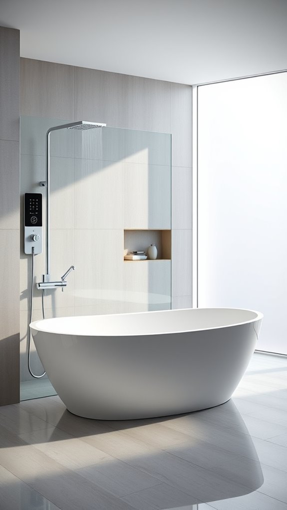 smart luxurious shower experiences