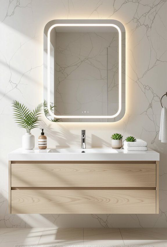 smart mirror vanity hub