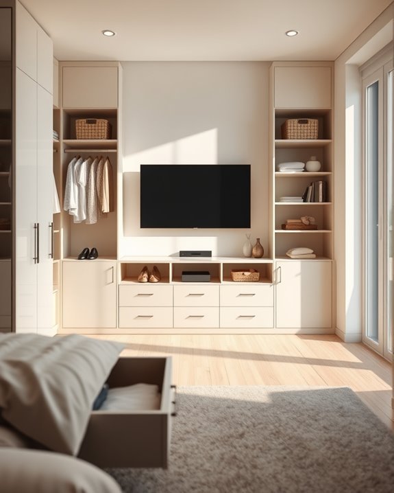 smart multi functional closet design