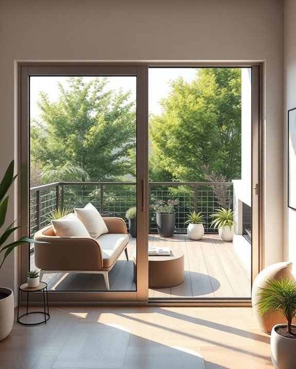 smart sliding door security