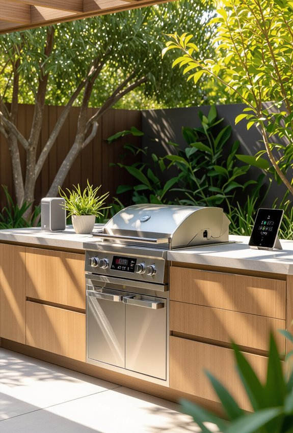 smart tech enhances outdoor cooking