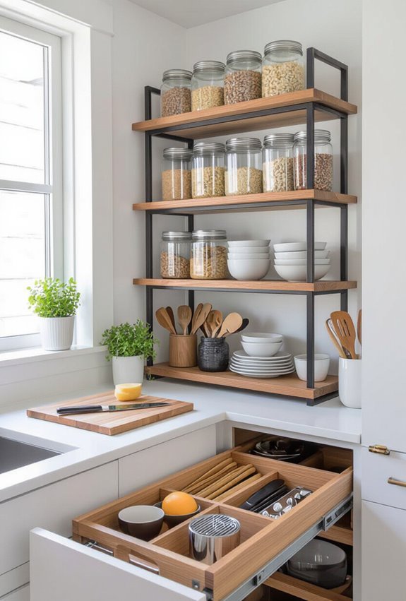 smart vertical and under sink storage