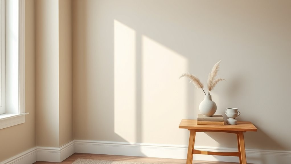 smooth non reflective wall finish