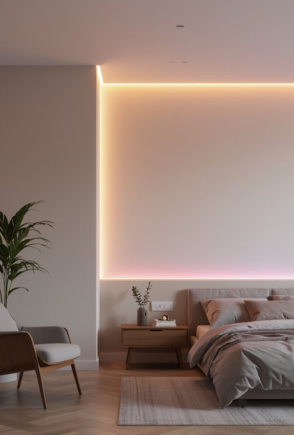 smooth rgb gradient wallwash