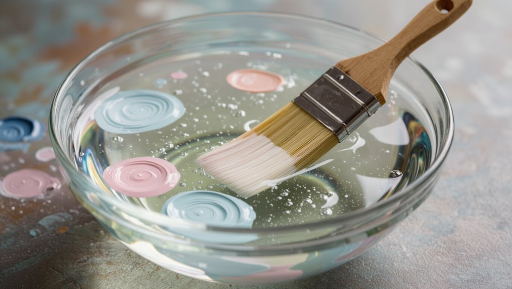 soak and agitate brushes