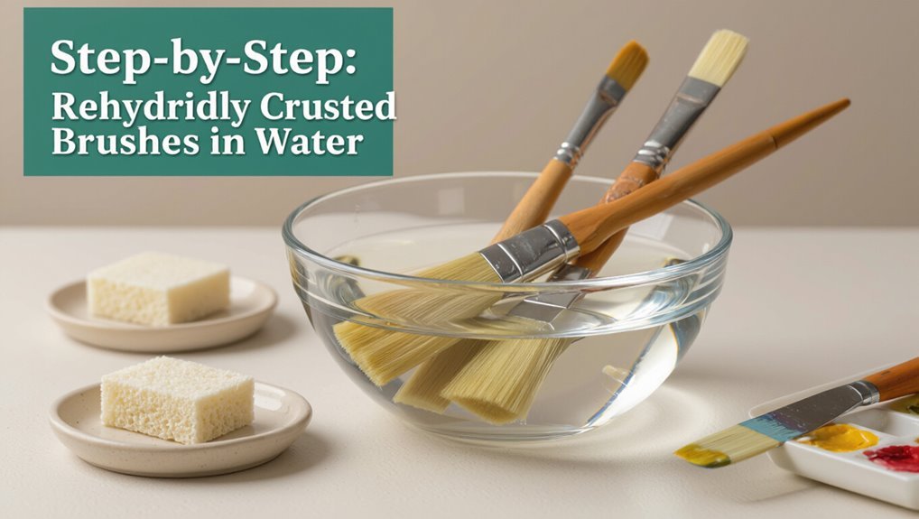 soak soften loosen rinse