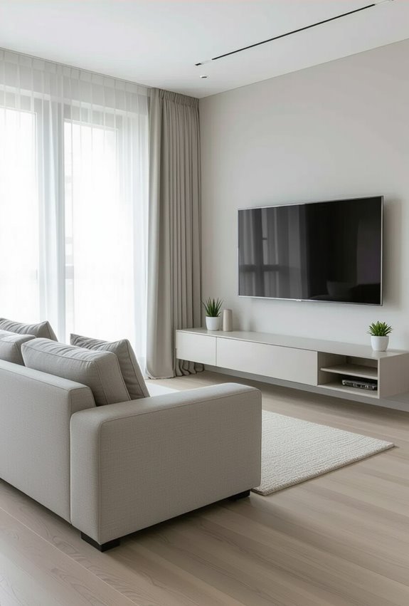 sofa bed tv friendly guest setup