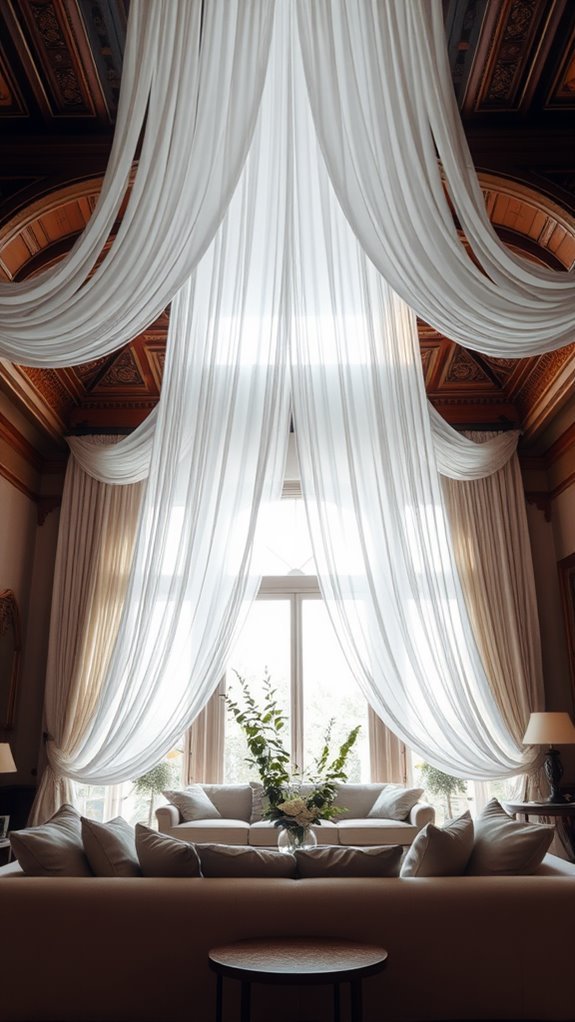 soft and elegant draping