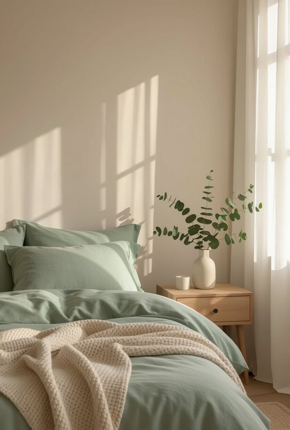 soft bedroom hues for relaxation