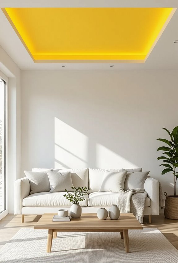 soft buttery ceiling glow