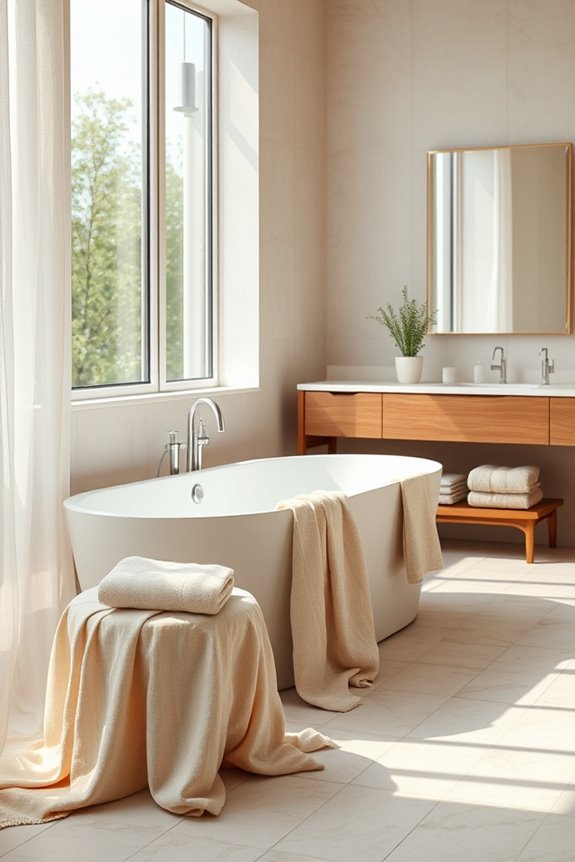 soft fabrics create serenity