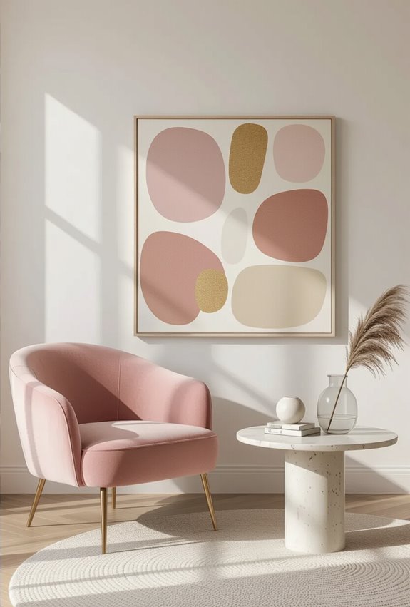 soft feminine pastel focalpiece