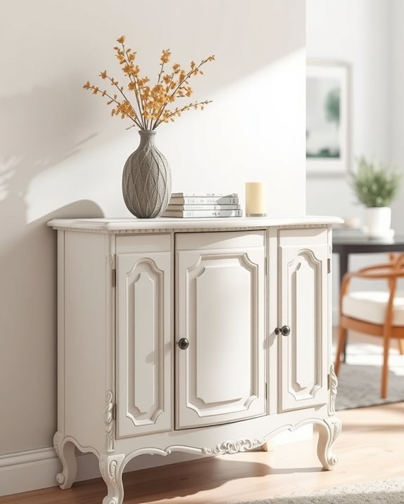 soft finish with chalk paint
