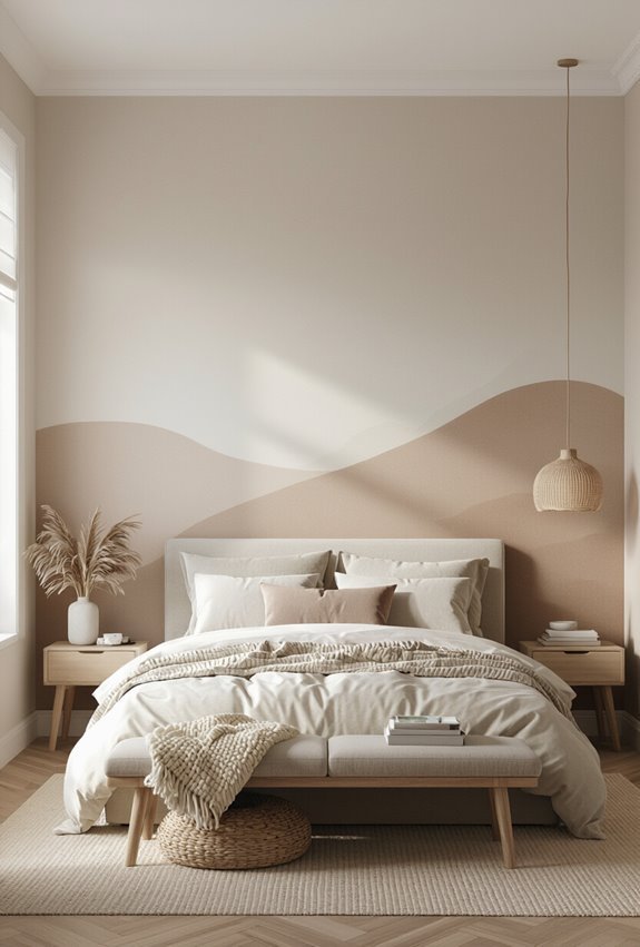 soft gradient ombre walls