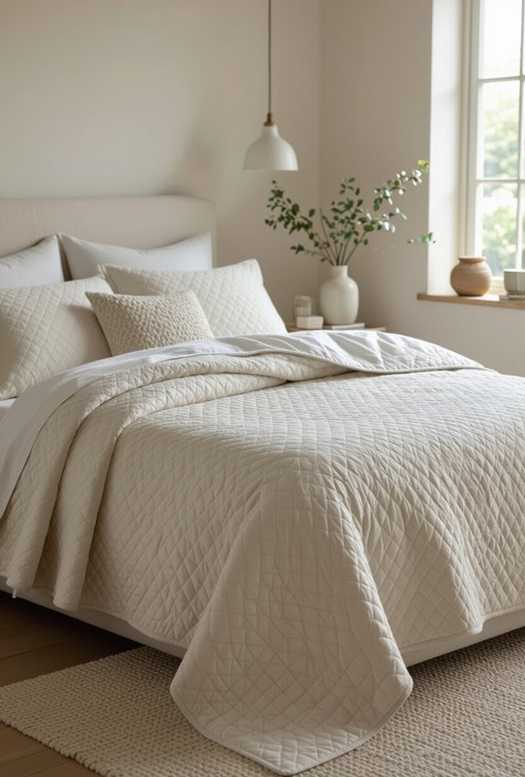 soft hypoallergenic quilted bedspreads